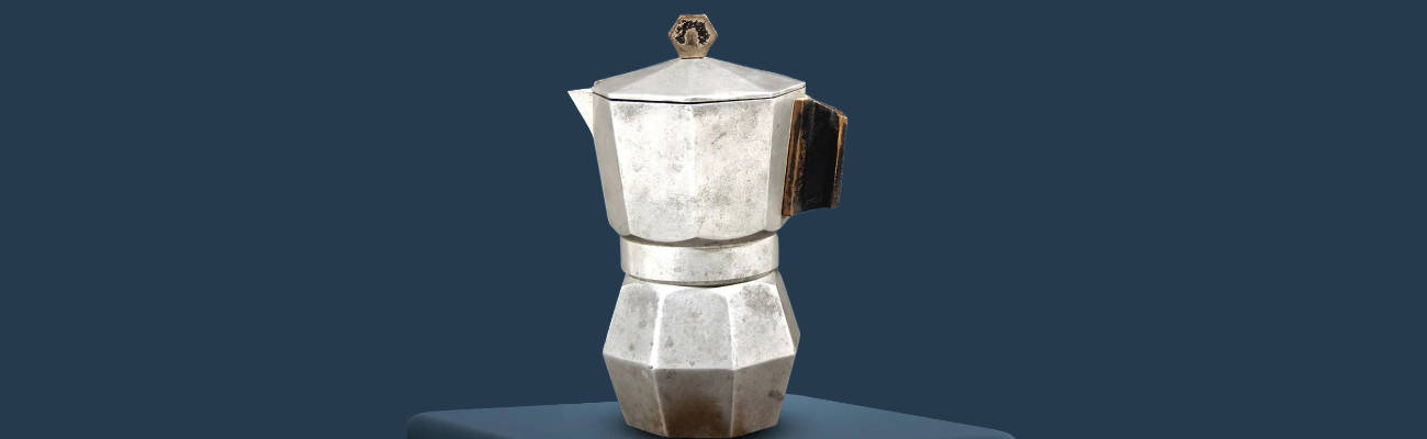 Bialetti Moka Express criada em 1933 - cafeteira italiana original